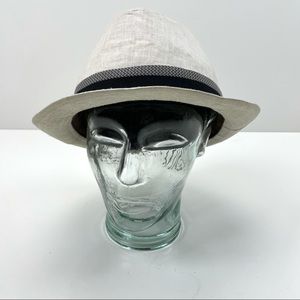 Stetson Linen Blend Fedora Hat Cream L